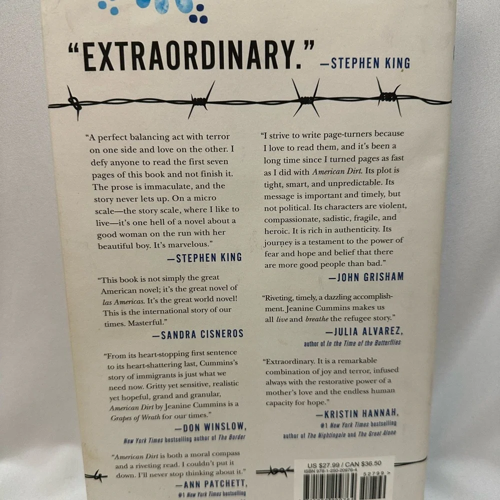 American Dirt Hardcover Book - First Edition SIGNED copy by Jeanine Cummins - Picture 2 of 7